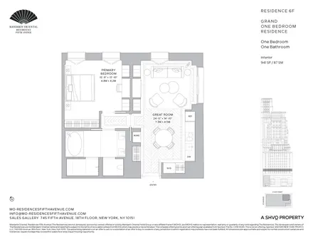 Mandarin Oriental Residences Fifth Avenue, 685 Fifth Avenue, #6F