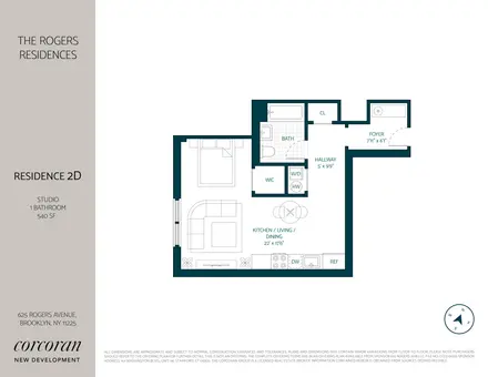 The Rogers Residences, 625 Rogers Avenue, #2D