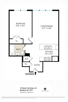 Lucent Condo, 170 North 11th Street, #3A