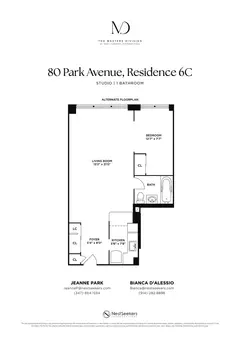 80 Park Avenue, #6C