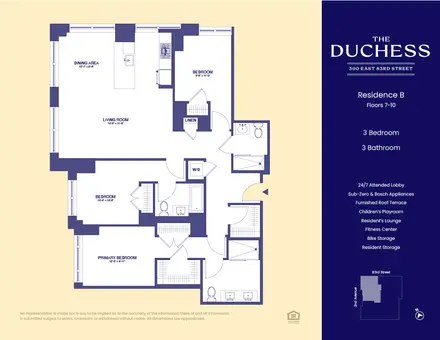 The Duchess, 300 East 83rd Street, #7B