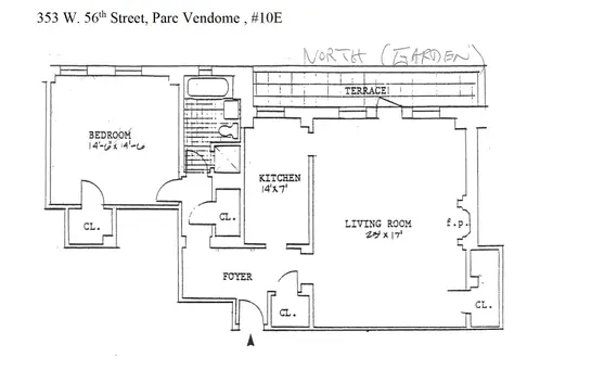The Parc Vendome, 353 West 56th Street, #10E