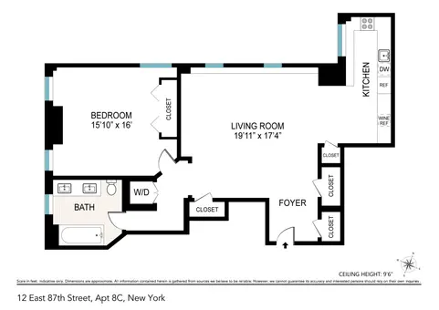 The Capitol, 12 East 87th Street, #8C