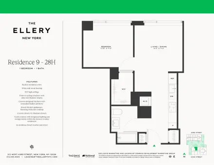 The Ellery, 312 West 43rd Street, #26H