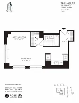 The Melar, 250 West 93rd Street, #21E