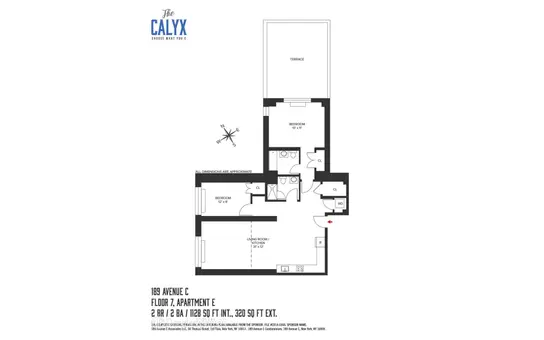 The Calyx, 189 Avenue C, #7E