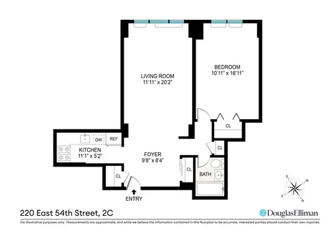 Leslie House, 220 East 54th Street, #2C