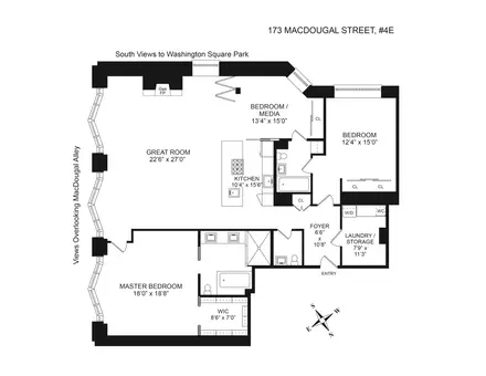 The MacDougal Lofts, 173 MacDougal Street, #4E