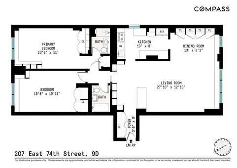 The Mayfair, 207 East 74th Street, #9D