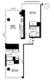 One Madison, 23 East 22nd Street, #33A