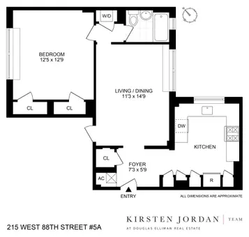 Merrion, 215 West 88th Street, #5A