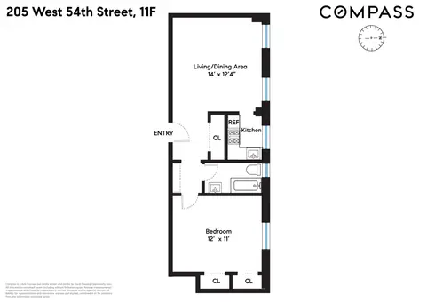 Ablemarle, 205 West 54th Street, #11F