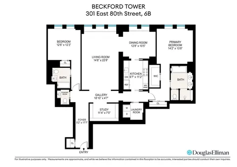 Beckford Tower, 301 East 80th Street, #6B