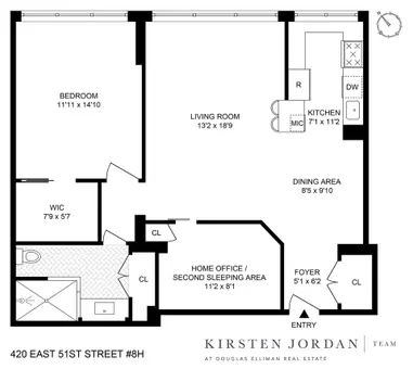 420 Beekman Hill, 420 East 51st Street, #8H