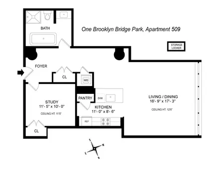 One Brooklyn Bridge Park, 360 Furman Street, #509