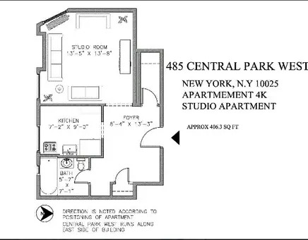 The Hartley, 485 Central Park West, #4K