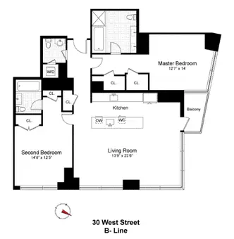 Millennium Tower Residences, 30 West Street, #33B