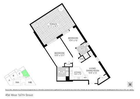 Edgecombe Parc, 456 West 167th Street, #1D