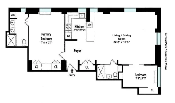 The Orwell House, 257 Central Park West, #6C