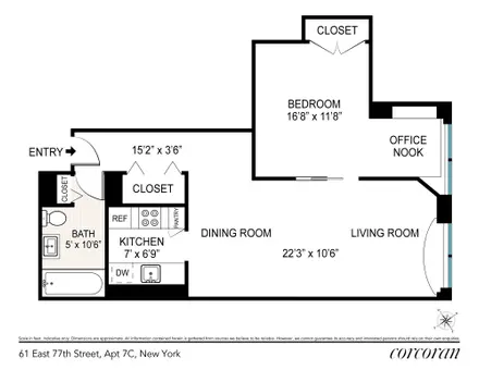 The Finch, 61 East 77th Street, #7C