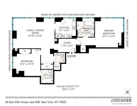 Park Avenue Place, 60 East 55th Street, #40B