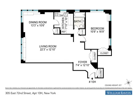 Charing Cross House, 305 East 72nd Street, #10H