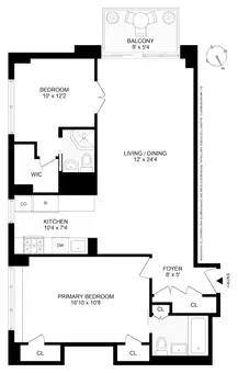 Park Towers, 201 East 17th Street, #22B