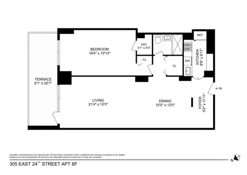 The New York Towers, 305 East 24th Street, #8F