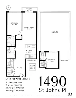 1490 Saint Johns Place, #4F