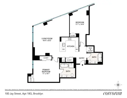 J Condominium, 100 Jay Street, #18G