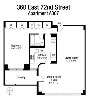 360 East 72nd Street, #A307