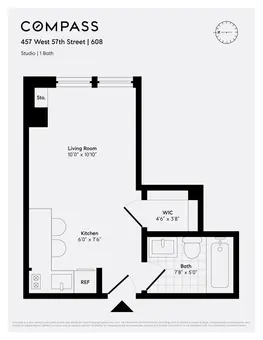 Addison Hall, 457 West 57th Street, #608