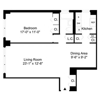 The Andover, 1675 York Avenue, #ONE BEDROOM