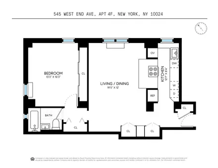 The Florence, 545 West End Avenue, #4F