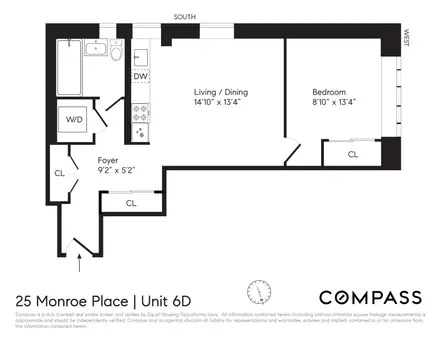 25 Monroe Place, #6D