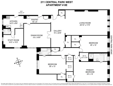 The Beresford, 211 Central Park West, #8E