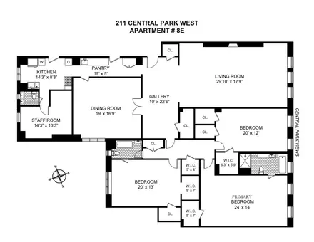 The Beresford, 211 Central Park West, #8E