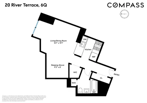 The Solaire, 20 River Terrace, #6Q