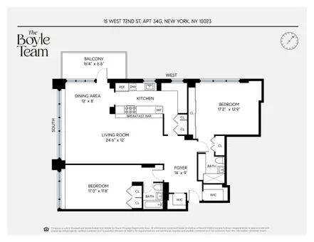 Mayfair Towers, 15 West 72nd Street, #34G