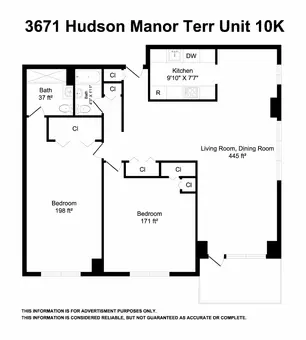 Manor Towers, 3671 Hudson Manor Terrace, #10K