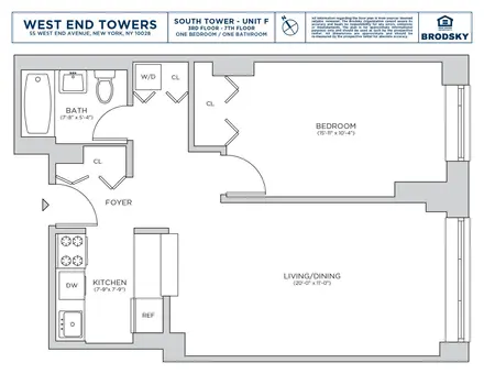 West End Towers, 75 West End Avenue, #S7F