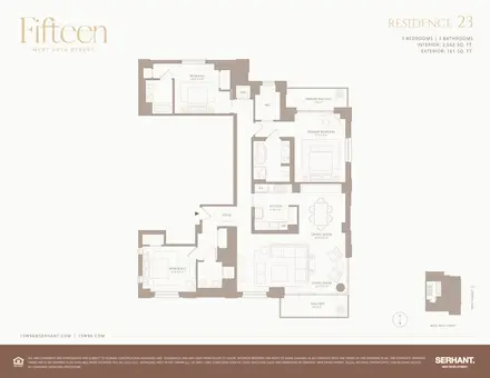 Fifteen Off-The-Park, 15 West 96th Street, #23