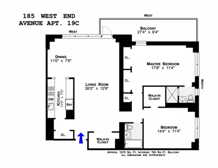 Lincoln Towers, 185 West End Avenue, #19C