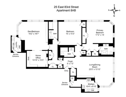 25 East 83rd Street, #8AB