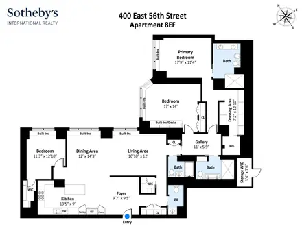 Plaza 400, 400 East 56th Street, #8EF