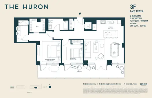 The Huron, 29 Huron Street, #3FE