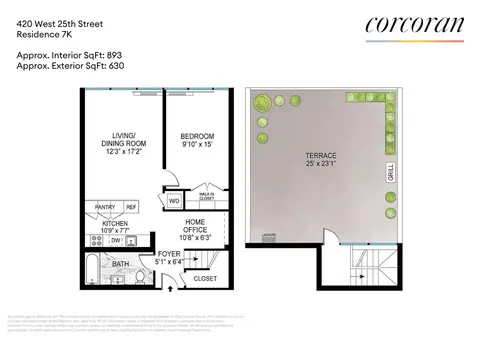 Loft 25, 420 West 25th Street, #7K