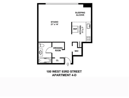 100 West 93rd Street, #4D