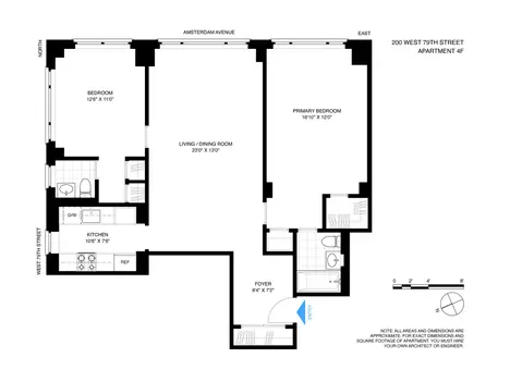 The Gloucester, 200 West 79th Street, #4F