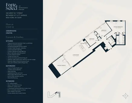 Instrata at Mercedes House, 554 West 54th Street, #26R